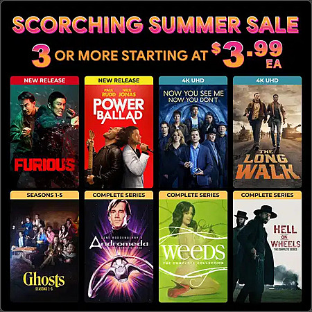 Fanflix: Digital Titles $3.99 wyb 3+ and code