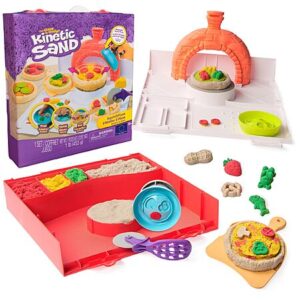 Kinetic Sand SquishPizza Playset w/ 1-Lb Sand, Oven, Tools & Accessories