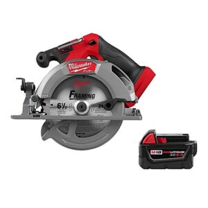 Milwaukee M18 FUEL 18V Brushless 6-1/2" Circular Saw w/ 1x 5Ah Battery