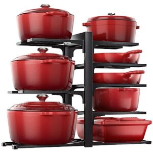 Prime Members: 8-Tier 15.8" ORDORA Under Cabinet Adjustable Pots & Pans Organizer