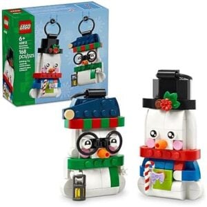 $9.88 | 168-Piece LEGO Seasonal: Christmas - Snowman Ornaments (40812, 2025) at Amazon