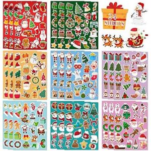 [AC] $3.23* | 24-Sheets Hshfamily Kids' Christmas Stickers (480 Stickers) at Amazon