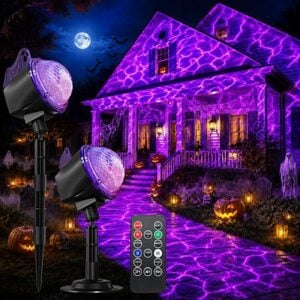 Amazon – Outdoor Halloween RGBW Water-Ripple Projector Light - $16.99 w/ Code