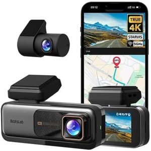 Botslab G980H 4K Front & 2K Rear Dash Camera w/ Sony IMX415 Sensor