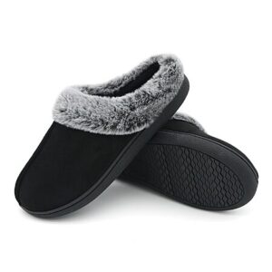 Jerzmy Women's Fuzzy House Slippers (Black or Brown) $7.99 + Free Shipping w/ Prime or on $35+