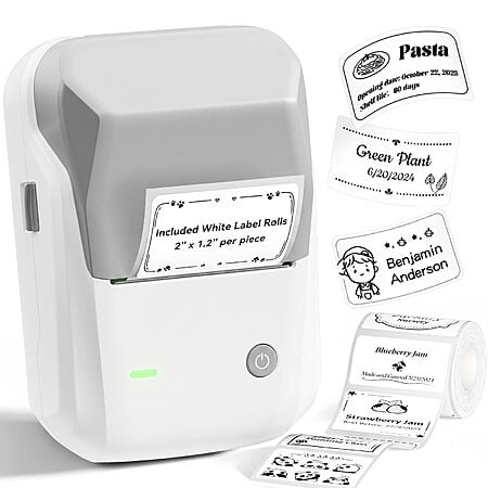 NIIMBOT B1 Thermal Label Printer w/ 230-Ct 2" x 1.18" Labels (Various) $14.99 + Free Shipping w/ Prime or on $35+