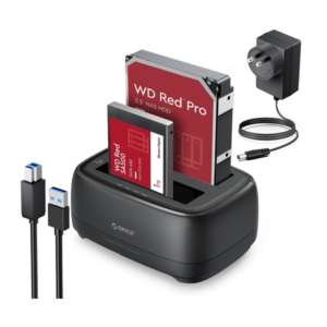 ORICO Dual Bay SATA External Hard Drive Docking Station w/ Cloning