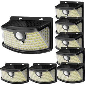 Prime: Aootek 120-LED Solar Motion Sensor Lights (Daylight White): 2-Pk $6, 8-Pk
