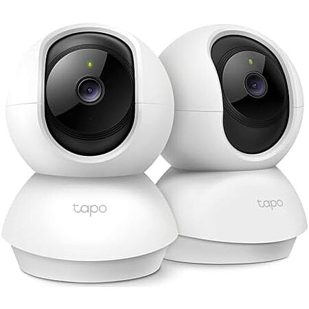 [Resale, AC] $19.30 | 2-Pk Tapo C210P2 2K Pan/Tilt Indoor Security Camera (Used - Like New) at Amazon