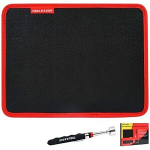 TOOLEAGUE Magnetic Tool Mat w/ Telescoping Magnetic Pickup Pen
