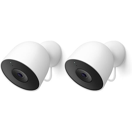 Used - Like New: 2-Pk Google Nest Cam Outdoor 2K Security Camera (Wired, Gen 2)