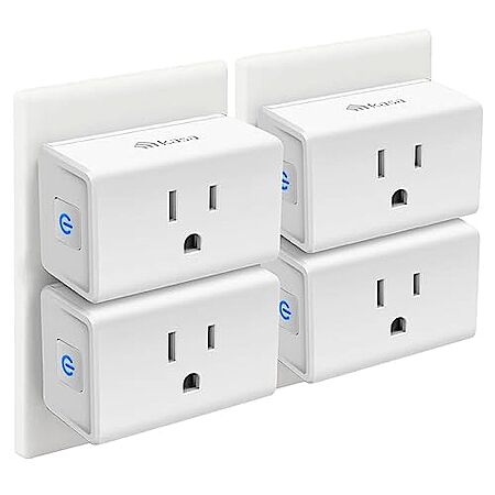 (Used - Like New) 4-ct Kasa WiFi Smart Plug Mini 15A (White)
