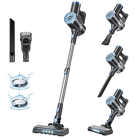 VIPSUN 40KPa Self-Standing Cordless Stick Vacuum (Blue)