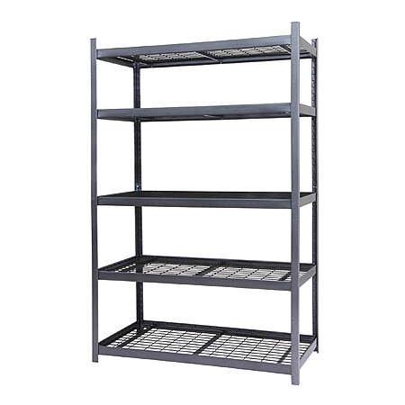 Open Box: RUGGED RACK Boltless Wire Shelving Rack (48" x 24" x 72")