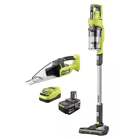 Ryobi ONE+ 18V Cordless Stick & Hand Vacuum Combo Kit w/ 4Ah Battery & Charger